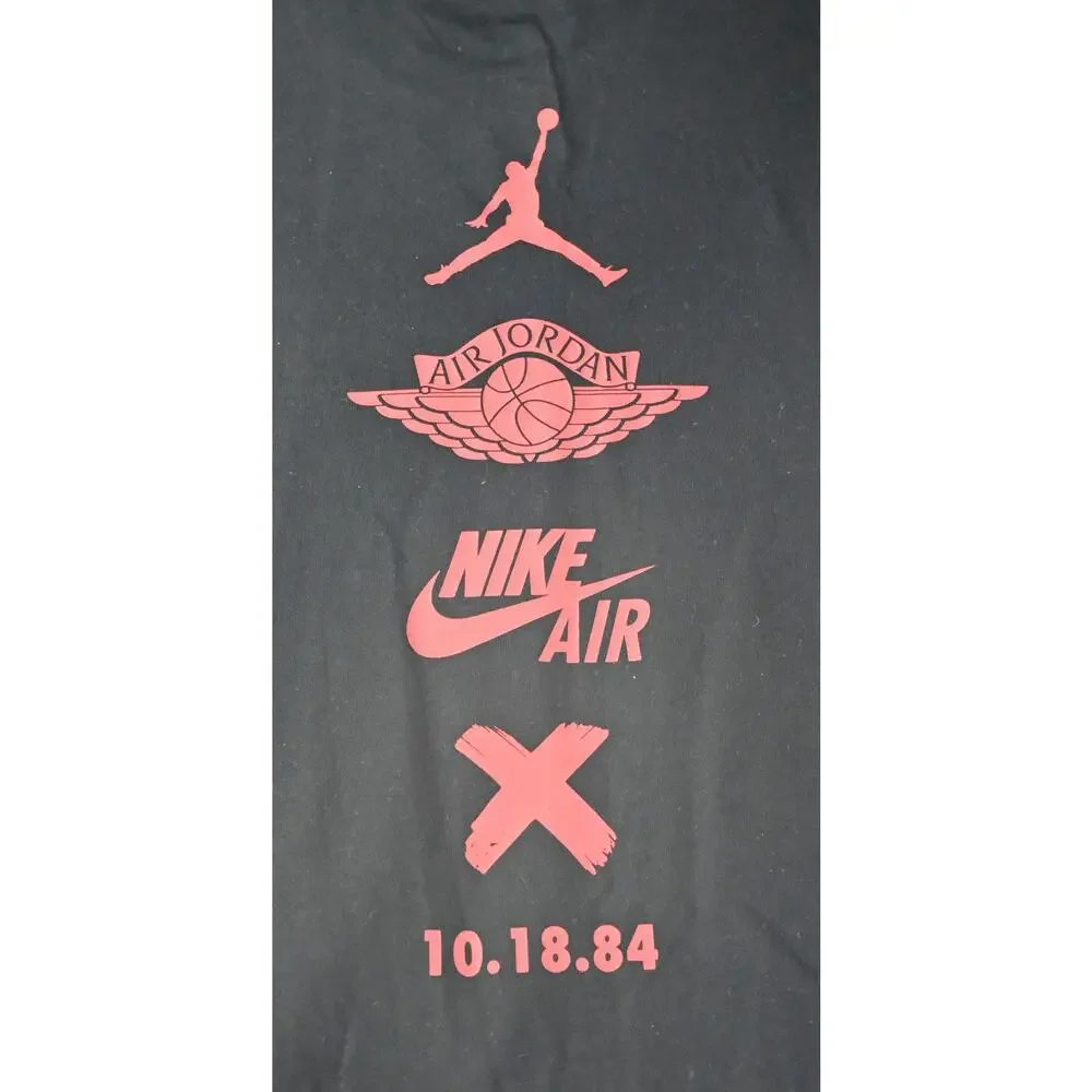 Air Jordan 1 OG Banned Bred X T-Shirt Men's Large 842254-010